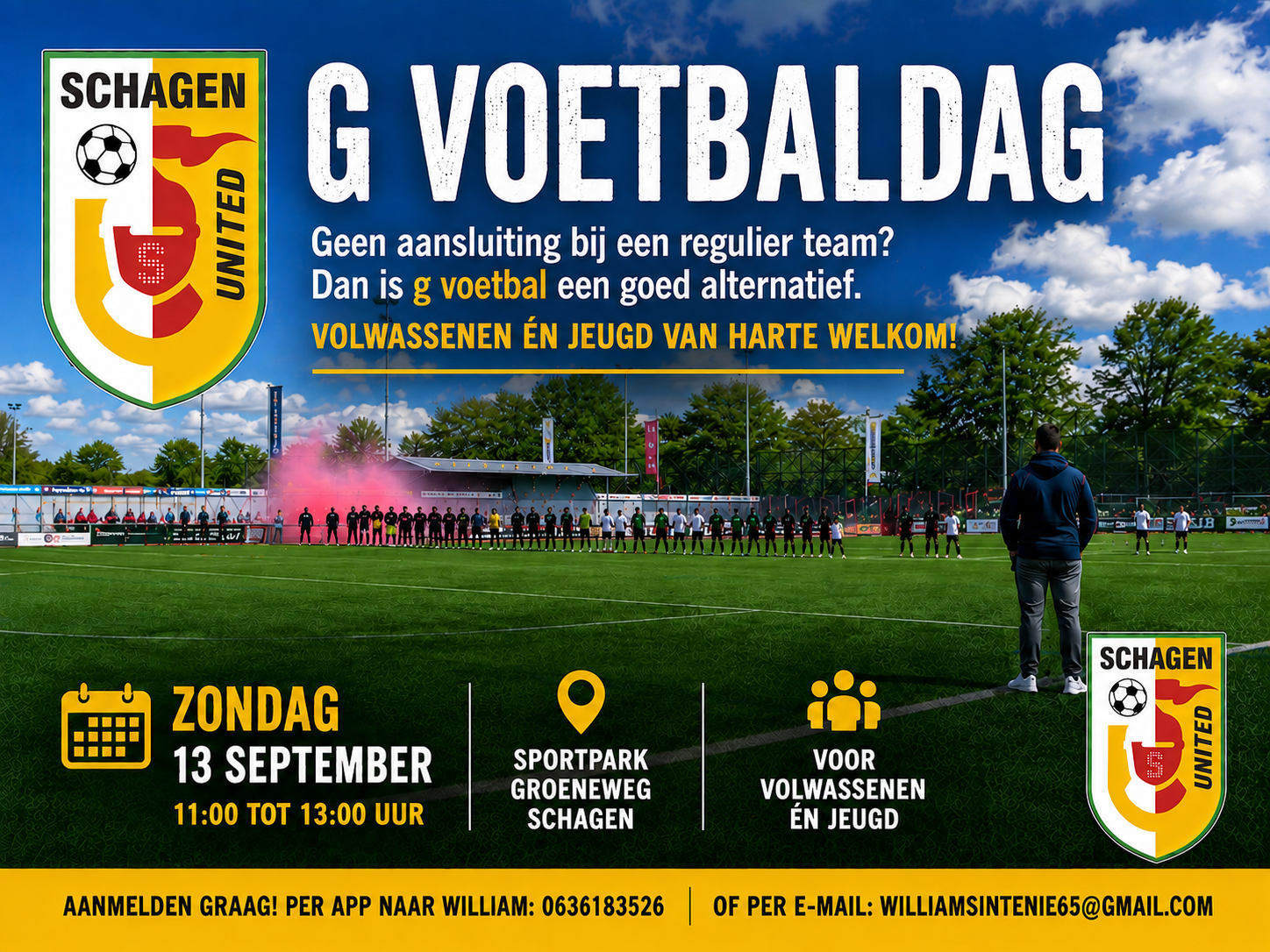 G-VOETBALDAG - Zondag 13 September